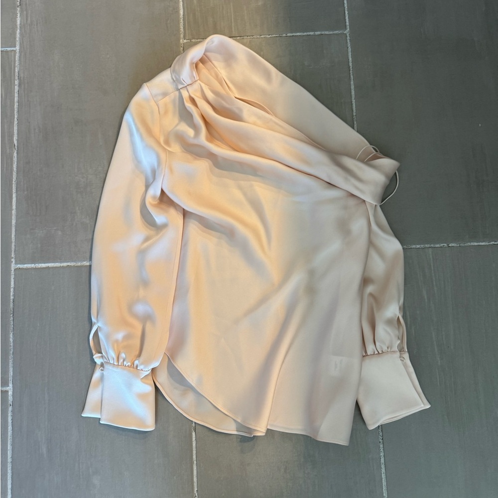 Elegant Cream Women's Blouse - Simkhai